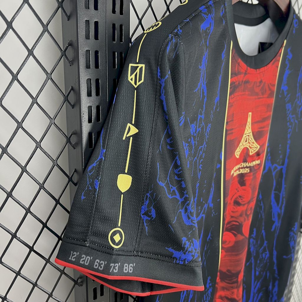 25-26 PSG European Champions Red&Navy Special Shirt