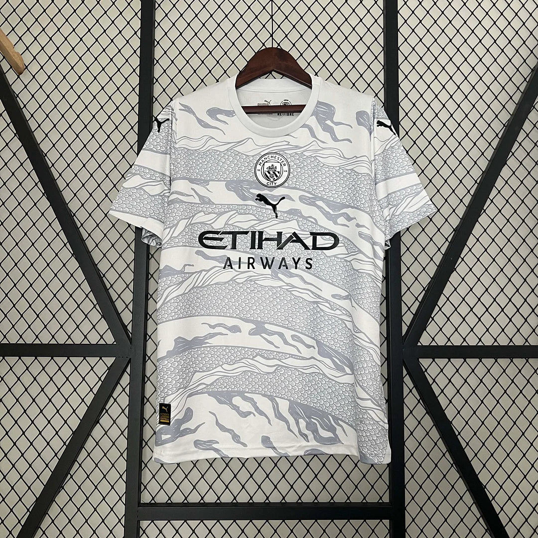 2023/2024 Manchester City Special Edition Grey Football Kit