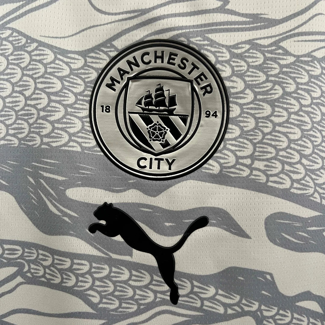 2023/2024 Manchester City Special Edition Grey Football Kit