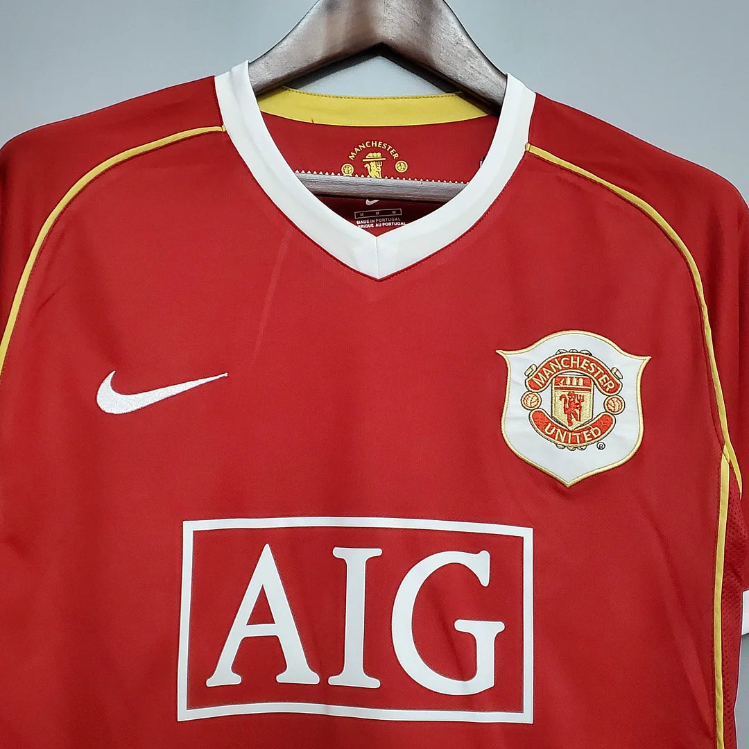 2006/2007 Retro Manchester United Home Football Kit