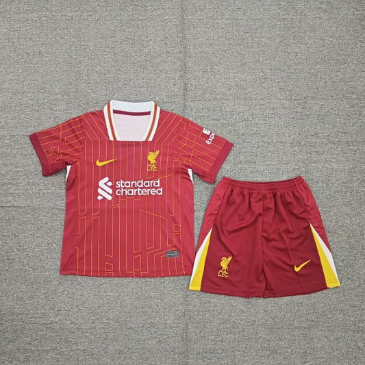 2024-2025 Liverpool Kids Home Kit