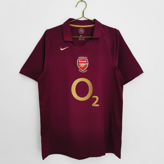 2005/2006 Retro Arsenal Home Football Kit