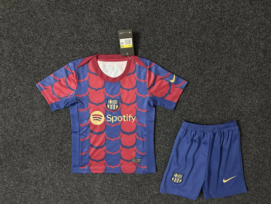 2024-2025 Barcelona Kids Pre-Match Kit