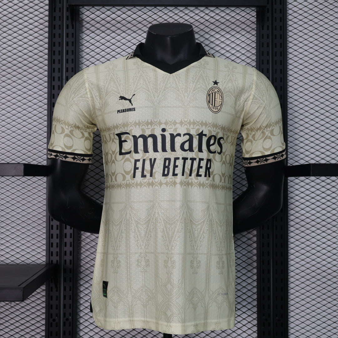 2023/2024 Milan x Plessures Kit White Edition Player Version