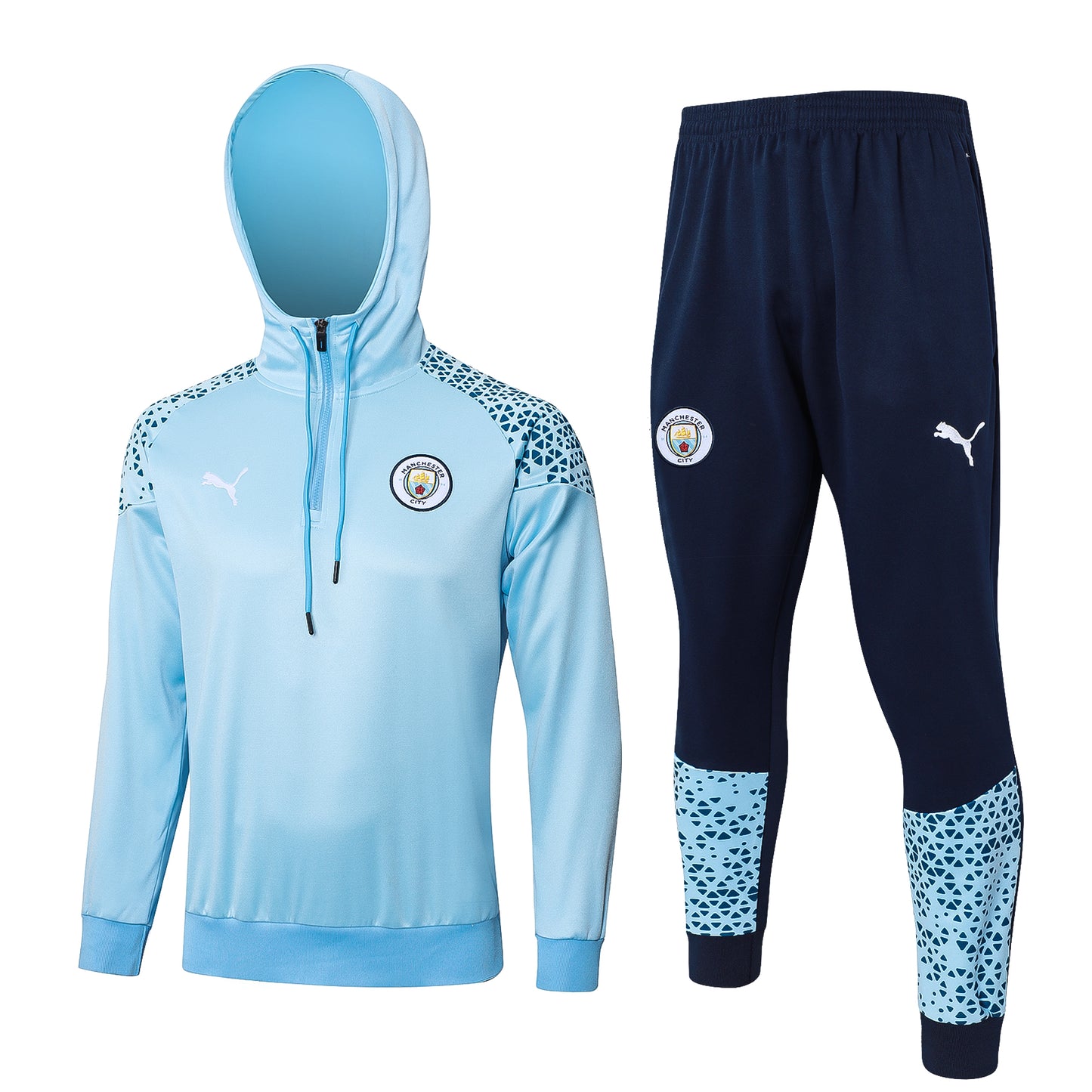 Man City Hoodie Tracksuit