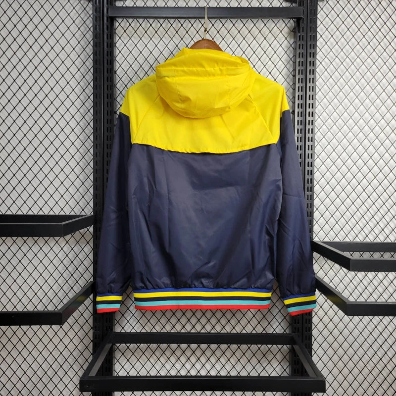 2024 Brazil Navy And Blue Windbreaker