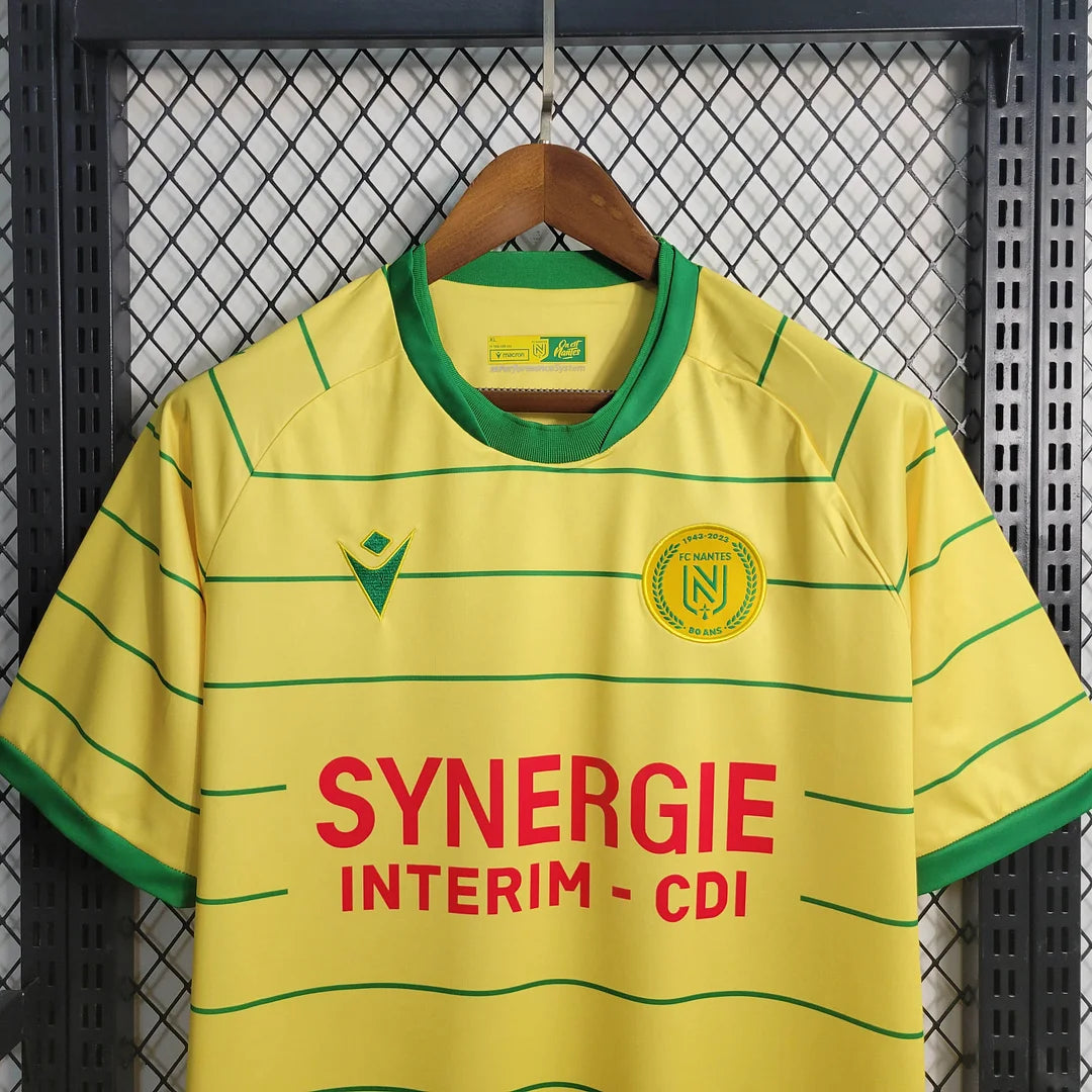 2023 Nantes 80th Anniversary Edition Yellow Football Kit